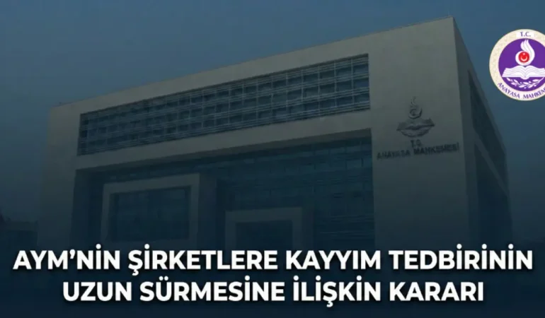 Anayasa Mahkemesi aym kayyım kararı tam metin