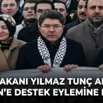 Adalet-Bakani-Yilmaz-Tunc-Ankarada-Filistine-Destek-Eylemine-Katildi