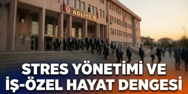 Adliye personeli stres yönetimi ve iş özel hayat dengesi