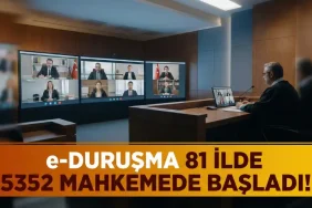 Adalet Bakanlığı e-duruşma sistemi 81 ilde başladı