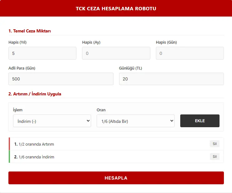 AdaletPortal TCK Ceza Hesaplama Robotu Yayında: Hızlı, Güvenli ve Hatasız Hesaplama