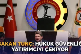 Adalet Bakanı Yılmaz Tunç hukuk güvenliği açıklaması