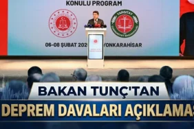 Adalet Bakanı Yılmaz Tunç deprem davaları açıklaması