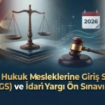 2026 Hukuk Mesleklerine Giriş Sınavı (HMGS) ve İdari Yargı Ön Sınavı İlanı Yayımlandı