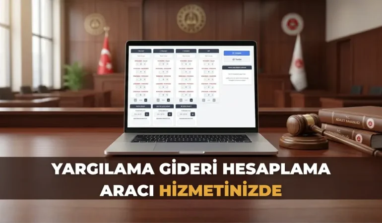 Yargılama Gideri Hesaplama Aracı Hizmetinizde