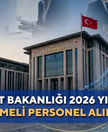adalet bakanlığı 2026 personel alımı