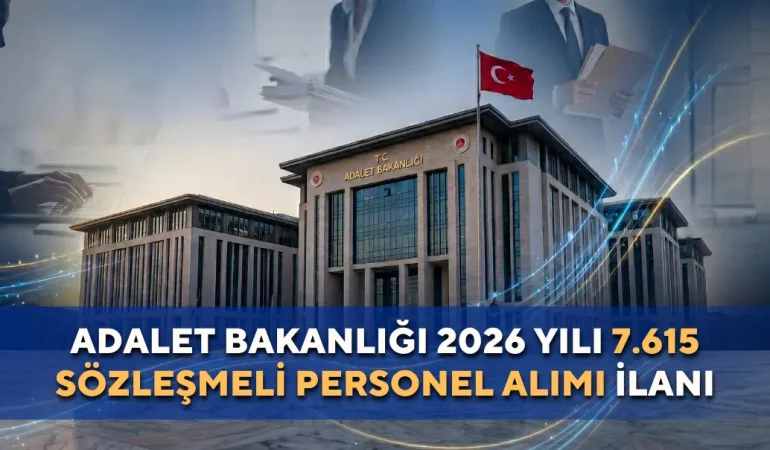 adalet bakanlığı 2026 personel alımı