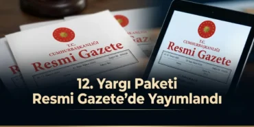 12. Yargı Paketi Resmi Gazete
