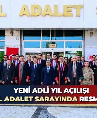 bingöl adliyesinde 2026-2027 adli yılı açılış töreni