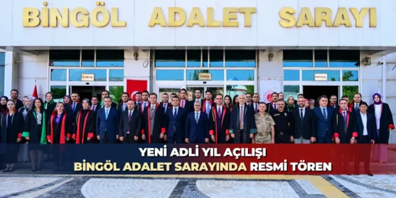 bingöl adliyesinde 2026-2027 adli yılı açılış töreni
